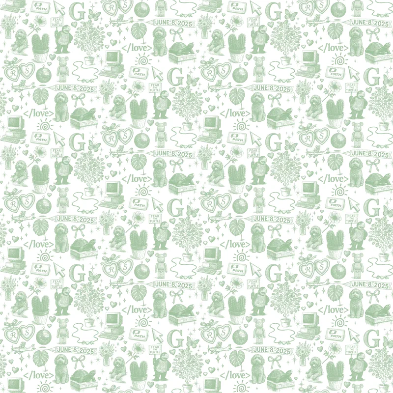 AI Custom Toile pattern